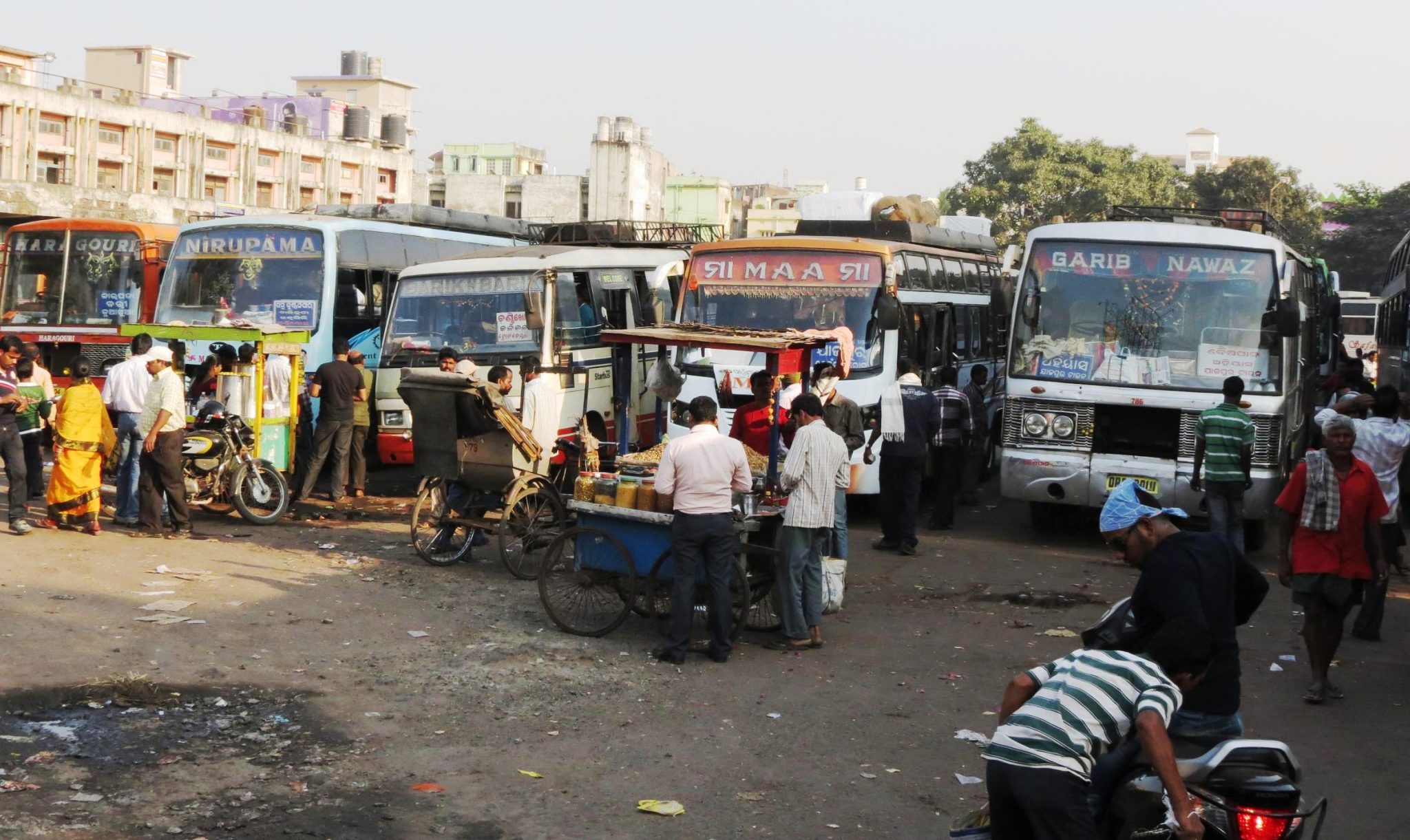 Bikashakhabara:The-bus-stand-announcement-in-each-block-is-only-in-speech